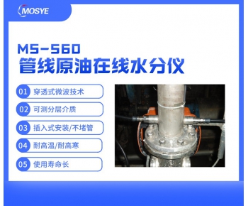 管线原油在线水分测量仪MS-560
