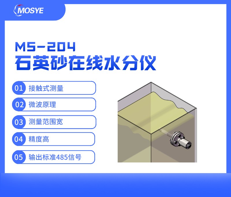 石英砂在线水分测量仪